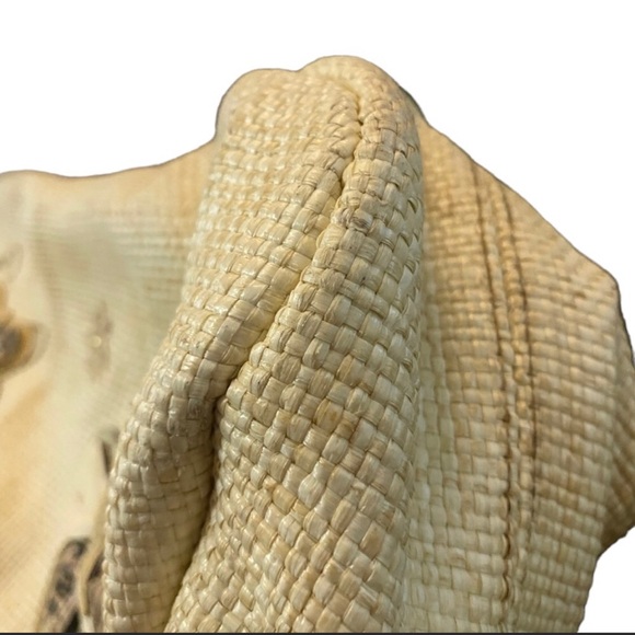 COACH Lexi Butterfly Straw Carryall Purse - Picture 15 of 15